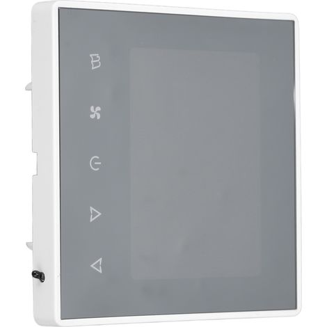 Thermostat numérique tactile LCD intelligent pour climatisation, idéal pour la maison et l'hôtel (220 V CA, blanc). (1/5)