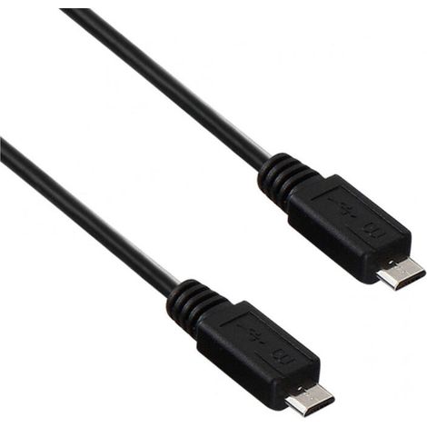 Akyga AK-USB-17 cable USB 0,6 m USB 2.0 Micro-USB B Negro (1/3)
