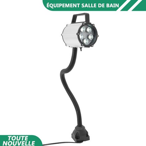 WAOBDLA 5W LED lampe de banc de travail éclairage imperméable lampe de banc de travail flexible 5500-6500K (1/5)
