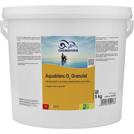 Chemoform Aquablanc O2-Granulat 5 kg Aktivsauerstoff Desinfektion ohne Chlor