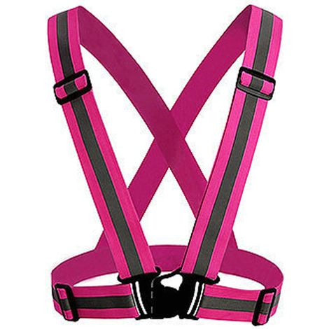 Gilet réfléchissant haute visibilité pour la conduite de nuit, fermeture Velcro, gilet de signalisation routière réfléchissant. (1/5)