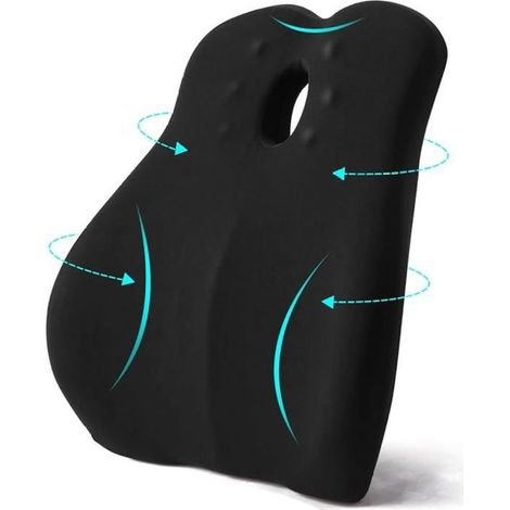 Coussin lombaire ergonomique en mousse à mémoire pour chaise de bureau et canapé (1/5)