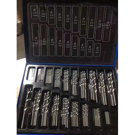 170-teiliges Kobalt-Bohrer-Set (HSS-Co / Edelstahl) HSS-Metall – konzipiert für Edelstahl