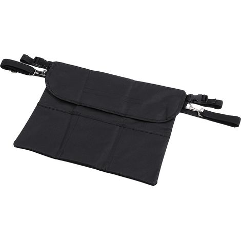 43 x 35,5 cm große, schwarze, strapazierfähige Aufbewahrungstasche aus Oxford-Gewebe für Stühle und Rollstühle (1/5)