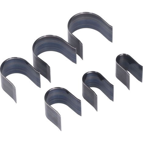 Outil de découpe du cuir, 6 pièces, forme de queue de flèche ronde, moule de découpe artisanal, poinçonnage avec boîte de rangement (1/5)