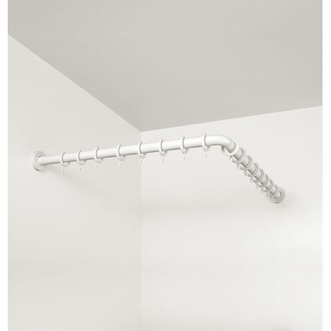 PBA Duschvorhangstange L-Form (1/3)