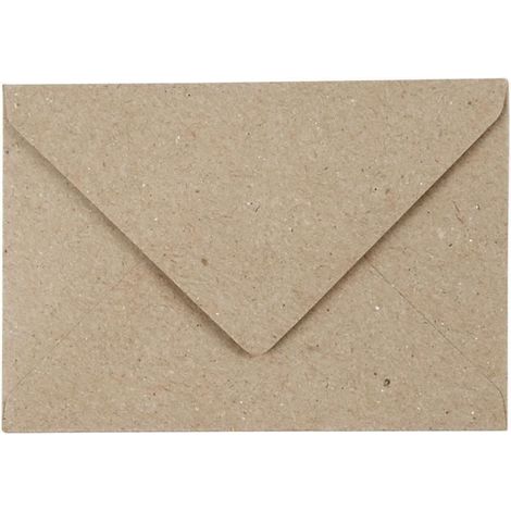 Enveloppes traditionnelles recyclées de belle qualité. réf 20531