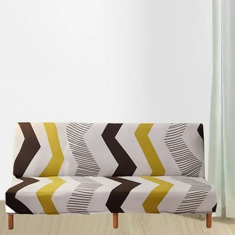 Bedruckter Futonbezug aus Polyester, elastischer Möbelschutz, Stretchbezug für Sojasofas (1/5)