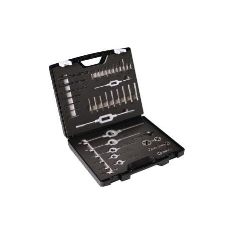 Juego de machos M3-M12 44pzs.HSS Estuche plástico TECWERK (1/2)
