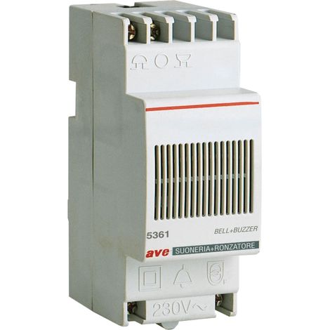Klingel+Summer+Trasf.230/12V 2M AVE 5361