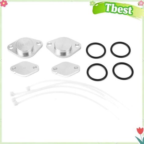 EGR Delete Kit Blanking Plate X8R0021 Retrait en Aluminium Haute Performance pour 3 Sport TDV6 Silver (1/4)