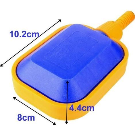 pair Interrupteur à flotteur 2M, contrôle automatique du niveau d'eau, contrôleur de niveau avec câble pour pompes (1/3)