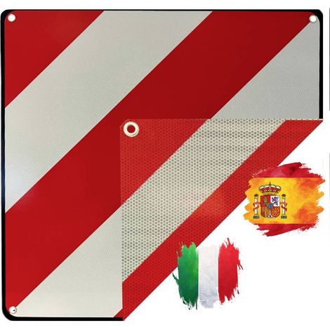 IWH 97605 Warntafel 2in1 für Spanien und Italien Cartello di avvertimento (L x L) 50 cm x 50 cm