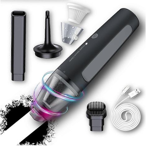 Aspirateur de voiture puissant à main mini aspirateur sans fil voiture et maison aspirateur rechargeable aspirateur-B (1/5)
