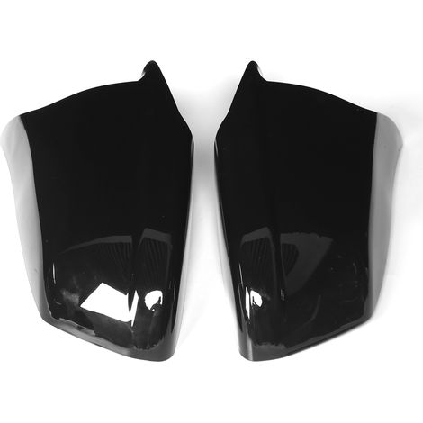 Außenspiegelkappen, glänzend schwarz, 2-teilig, kompatibel mit BMW 5er F10/F11/F18 PreLCI 2010-2013 (1/5)