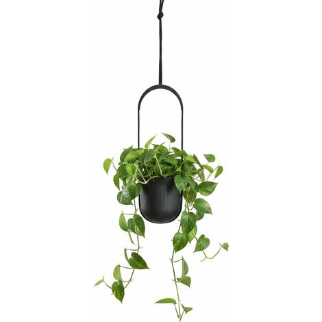 AERA HANG Hängepflanzgefäß, recycelt, anthrazit, 17,9 cm