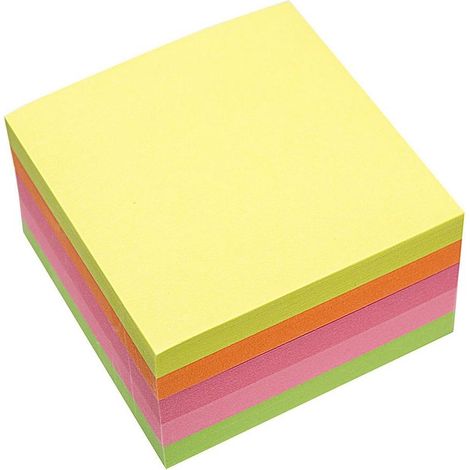 D.RECT Neon Selbstklebeblöcke 75x75mm - 450 Blatt
