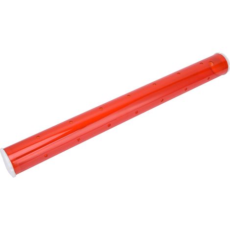 Distributeur de Nourriture pour Oiseaux en Tube Rouge Transparent - Mangeoire Extérieure pour Jardin (1/5)