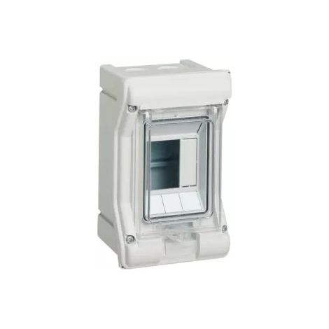 HAGER VE103D LICHTGRAU Kleinverteiler IP 65 AP 1 RHG 1/3 PLE-'1026607' (1/2)