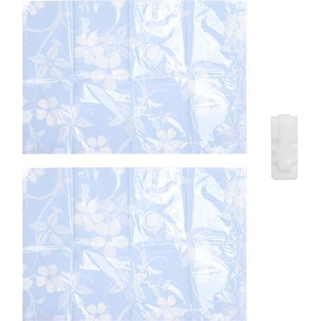 2 PCS Sacs de Rangement Sous Vide Transparents 40x60 cm pour Voyage, Couverture, Vêtements, Couette (1/5)