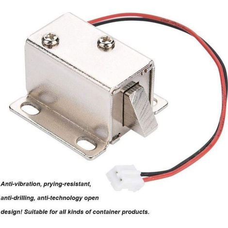 Serrure Électromagnétique - DC12V - Pour Tiroir Cabinet Porte - 2,8 x 2,8 x 2 cm - 1 Pièce (1/4)
