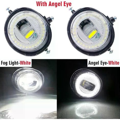 Feux antibrouillard LED compatibles (2 pièces) pour Mazda CX-5 CX5 (KE) I 2012 2013 2014 2015 2016 2017 (avec Angel Eye) (1/5)