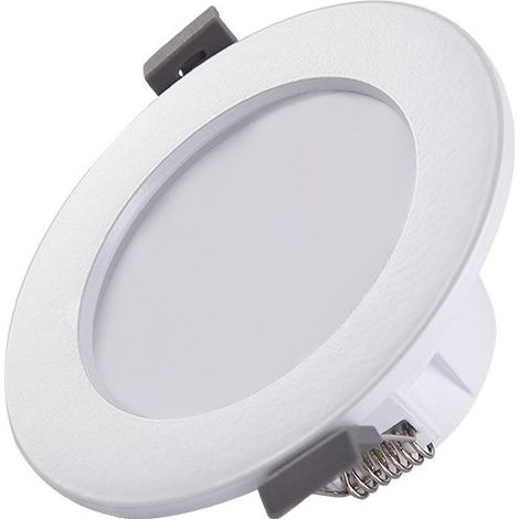 Pack de 6, Downlight LED rond, Downlight LED, Diamètre de surface 9W 12cm, Découpe 9-11CM, Lumière blanche 6500K (1/5)