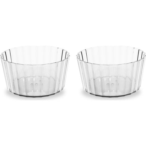 WD LifeStyle Set 2 Coppette in Acrilico 490 Ml Trasparente (1/2)