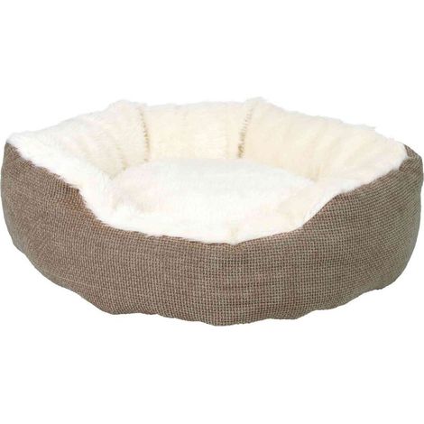 Yuma cuccia diametro 45cm colore marrone/bianco-lana