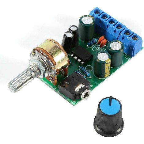 DC1.8-12V TDA2822M Module Amplificateur Audio Stéréo Basse Tension Carte Amplificateur de Son 2 Canaux AUX 3.5mm (1/5)