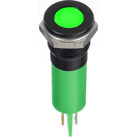 Voyant LED lumineux Vert RS PRO, dia. 12mm, 12V c.c., IP67 ( Prix pour 1 )