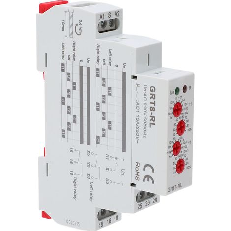 Relais Temporisé Double Retard Cycle Alterné Minuterie Réglable Ignifuge Voyant LED AC230V (1/5)