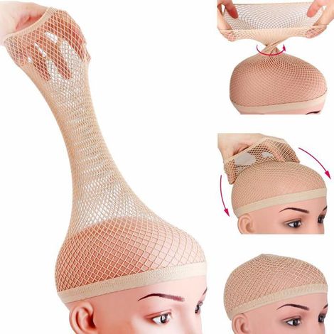 Filet à cheveux pour femmes, bonnet de perruque, filet à perruque (1/5)