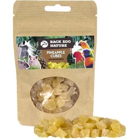 Back Zoo Nature - Cubes d'ananas séchés pour perroquets 250 g (1/3)