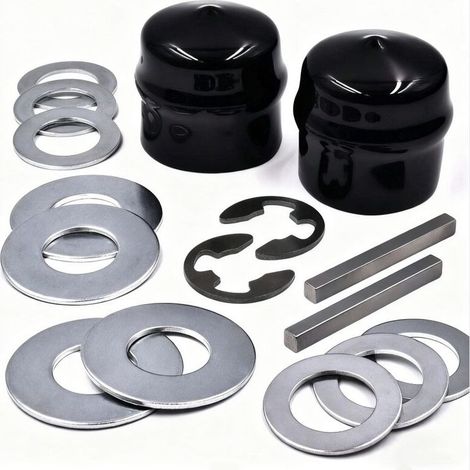 Kit de remplacement de roulements de roue et de bagues de pneu pour Husqvarna Craftsman Poulan Jonsered 532009040 9040 9040H 121748X 121749X 12000029 John Deere M123811 M123253 R27434 24H1398 YMYNY (1/4)