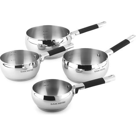 Gam'Hotel - 4 Casseroles 14/16/18/20cm - Inox induction