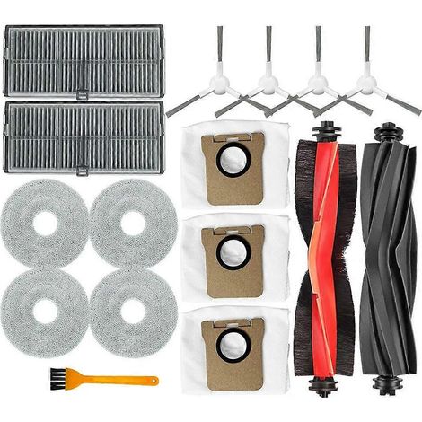 Filtre pour aspirateur brosse pour aspirateur Filtre de brosse pour aspirateur filtre de M30S D103CN Main Side Brosse HEPA Filtre Serpillière Cloth Sac à poussière Robot Aspirateur (1/5)