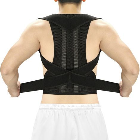 Correcteur de Posture, redresseur de dos, ceinture correctrice confortable et réglable pour femmes et hommes (1/5)