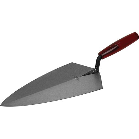 19P Philadelphia pattern brick trowel 11.5" plastic handle – Straight shouldered blade – High grade steel – For masonry work – Marshalltown