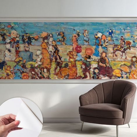 Tapete Selbstklebend - abwaschbar - Tapete mit Motiv - trendige Wanddeko - elegant Fototapete Strandszene 250x104 cm (1/5)