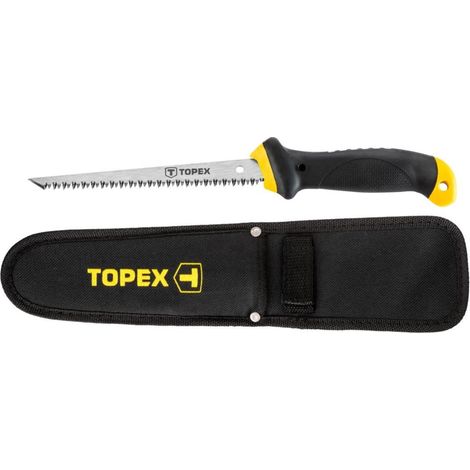 Topex 150 mm Trockenbausäge – Präziser Schnitt, solide Abdeckung (1/2)