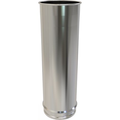 Tubo 50 cmts + abrazadera básica Ø 150 inoxidable Serie BI. A-316