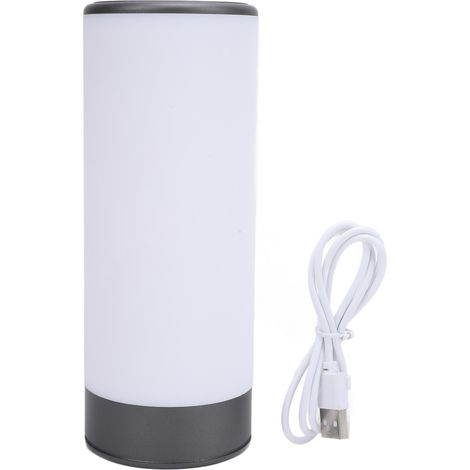 Lampada da comodino ricaricabile senza fili con controllo touch, design moderno in acrilico e ferro, 3 colori regolabili, ideale per la camera da letto. (1/5)