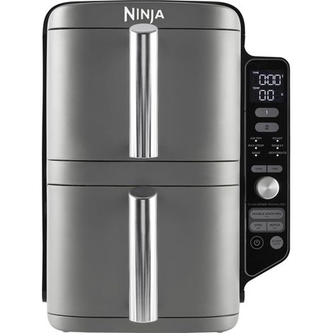 Ninja SL400EU Double Stack XL Friggitrice ad aria 9,5 L 2470 W 6 programmi doppio cestello colore Grigio (1/5)