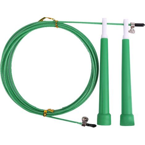 Corde à Sauter PVC Ajustable avec Compteur pour Fitness, Étudiants et Test Sportif - Bleu (1/3)