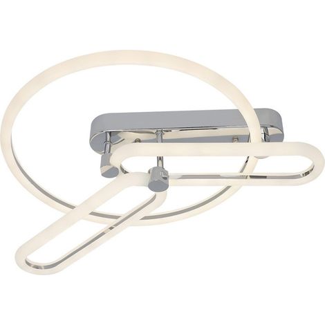 Plafon 78w 3000k, 4000k, 6500k Cromo Adhara 8x53x43cm 10530 Lm Regulable, Memoria y C. Remoto (1/4)