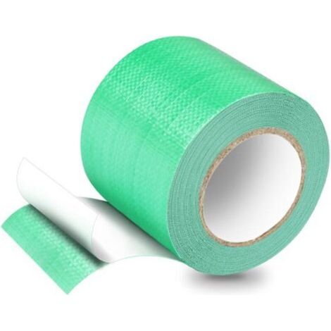 Ruban de bâche, ruban de réparation de bâche en tissu, patch de bâche, 5M 8CM, pour bâche de camion, auvent, tente, vert (1/5)