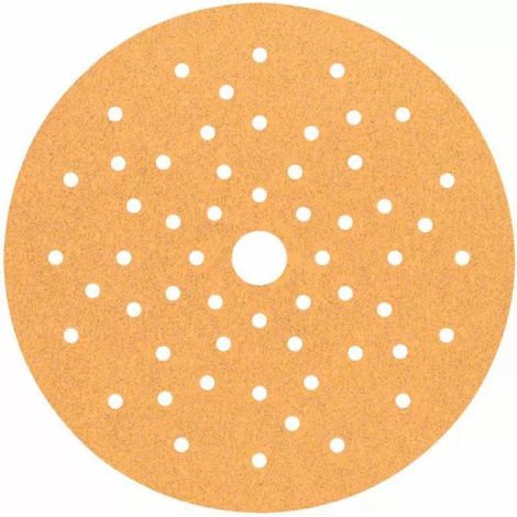 Bosch Schleifblatt C470, 150 mm, 60, Multilochung, Klett, 5er-Pack, Best for Wood and Paint (1/4)