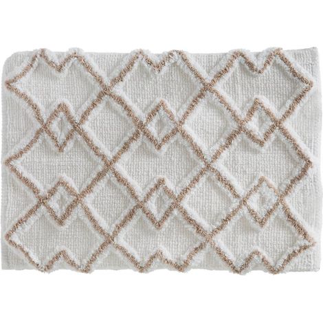 Teppich 50x75cm weiß taupe - 5five (1/5)