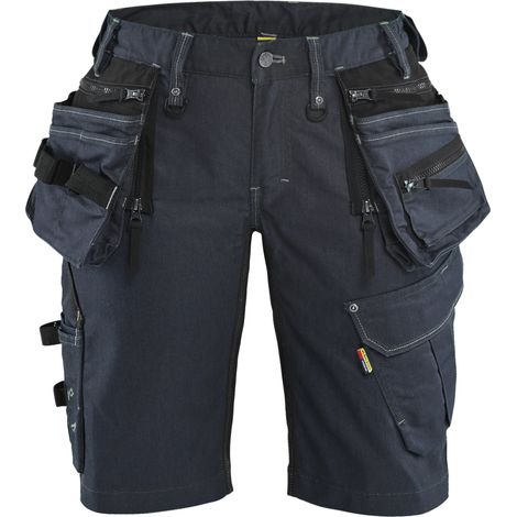 Pantalón corto de trabajo X1900 artisan denim stretch 2D mujer 7992 - Marino/Negro XS - ES(34) - PT(C32) - Normas